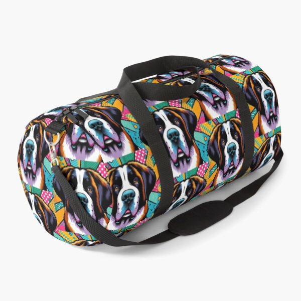 Item preview, Saint Bernard – Pop Art Burst Emblem designed and sold by Dogandesighn.