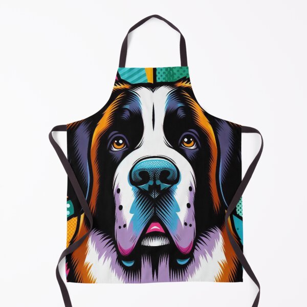 Item preview, Saint Bernard – Pop Art Burst Emblem designed and sold by Dogandesighn.