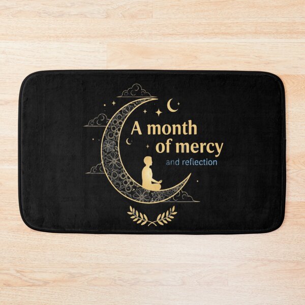 Item preview, A Month of Mercy and Reflection – Elegant Ramadan Crescent Art designed and sold by ArthUpscale.