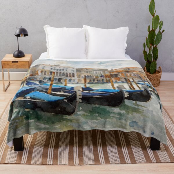 Item preview, Venice Gondolas Watercolor designed and sold by caracatita75.