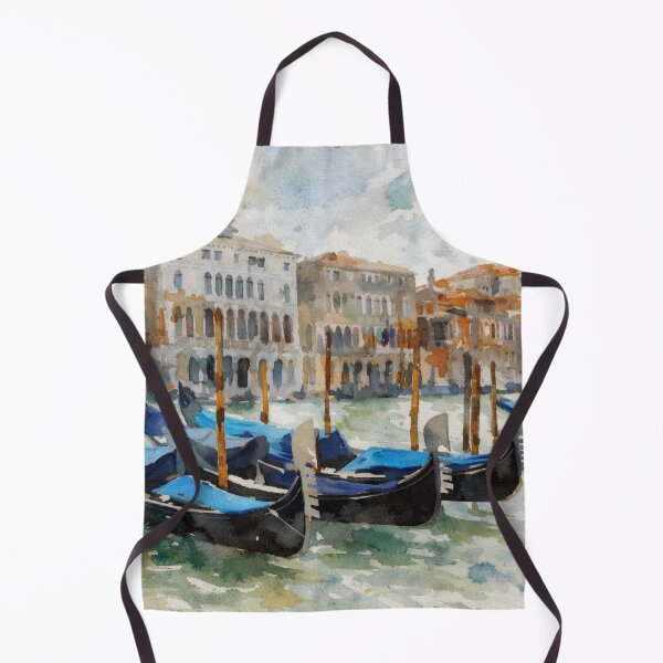 Item preview, Venice Gondolas Watercolor designed and sold by caracatita75.