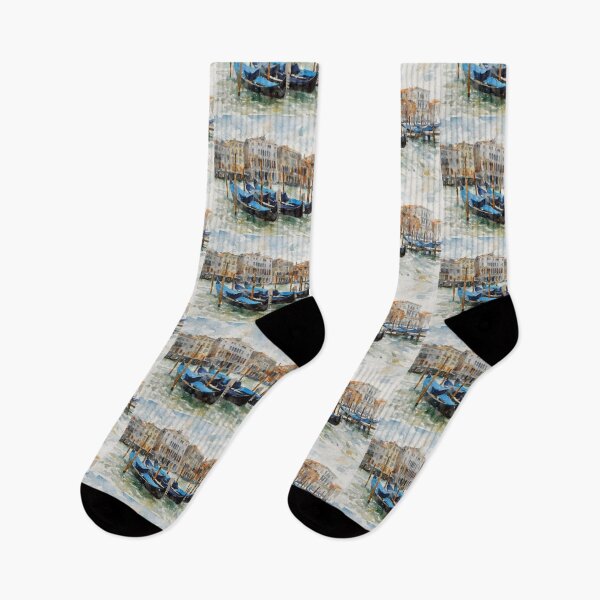 Item preview, Venice Gondolas Watercolor designed and sold by caracatita75.
