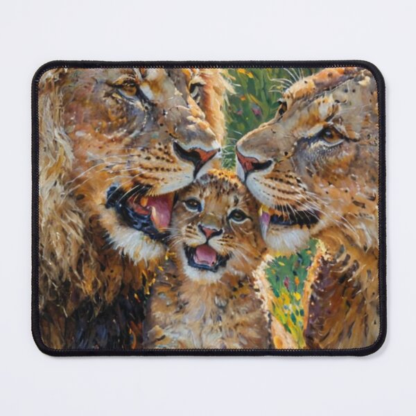 Item preview, Lion couple and cub designed and sold by sid1802.