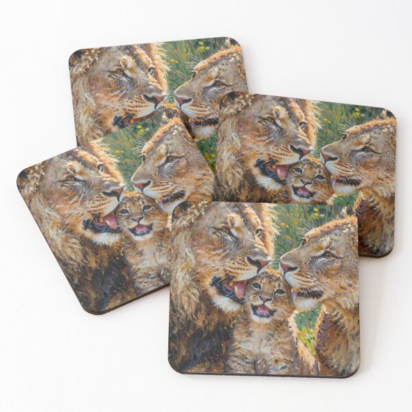 Item preview, Lion couple and cub designed and sold by sid1802.