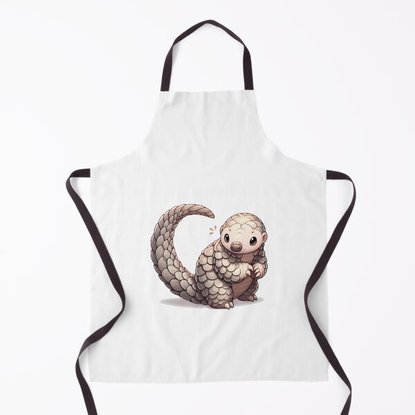 Item preview, Adorable cartoon pangolin with a curly tail and a playful expression designed and sold by cave-canvas.