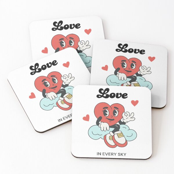 Item preview, Retro Cartoon Heart Character – "In Every Sky" Valentine Art designed and sold by PACS0011.