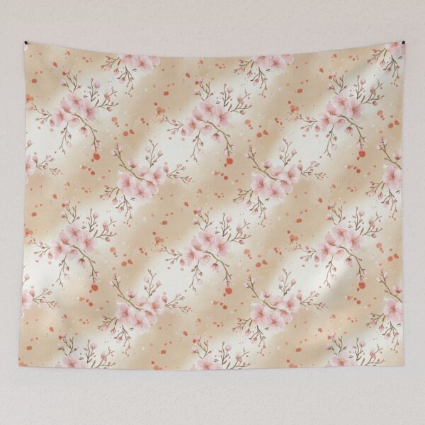 Item preview, Sakura Cherry Blossom Seamless Pattern – Pink Japanese Floral designed and sold by FashioonTrends.