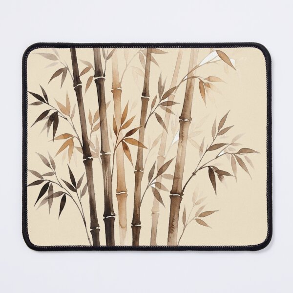 Item preview, Caramel Bamboo Forest – Cozy Minimalist Zen Coffee Tones designed and sold by Ink Dynasty.