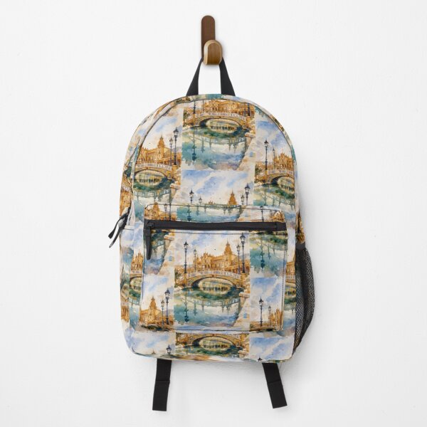 Item preview, Plaza de España Seville Watercolor designed and sold by caracatita75.