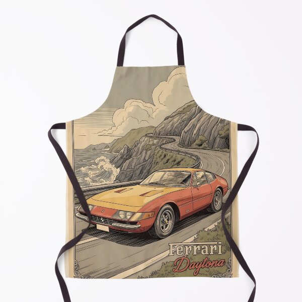 Item preview, Ferrari Daytona Retro Poster Classic Ferrari Grand Tourer Art designed and sold by Motorline44.
