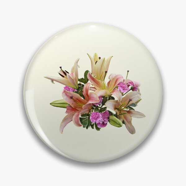 Item preview, Blush Pink Asiatic Lilies and Carnations designed and sold by Susan Savad.