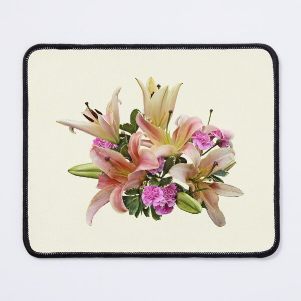 Item preview, Blush Pink Asiatic Lilies and Carnations designed and sold by Susan Savad.