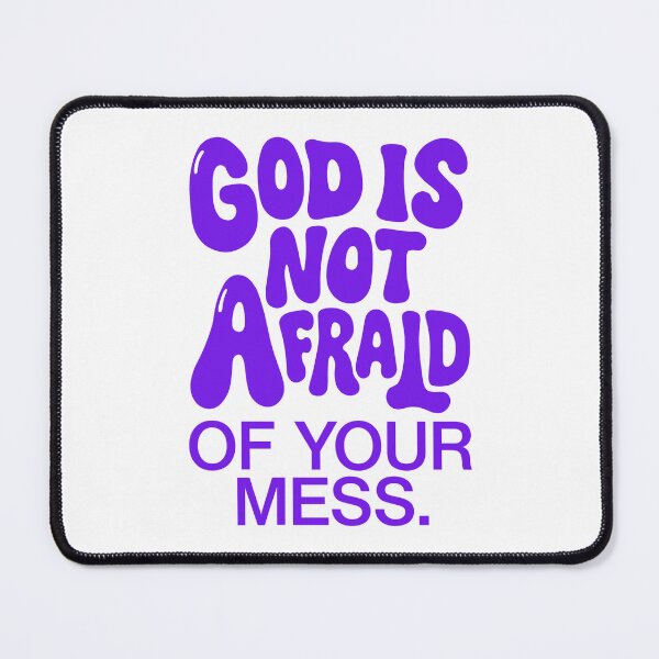 Item preview, God Is Not Afraid designed and sold by Ovaloon.