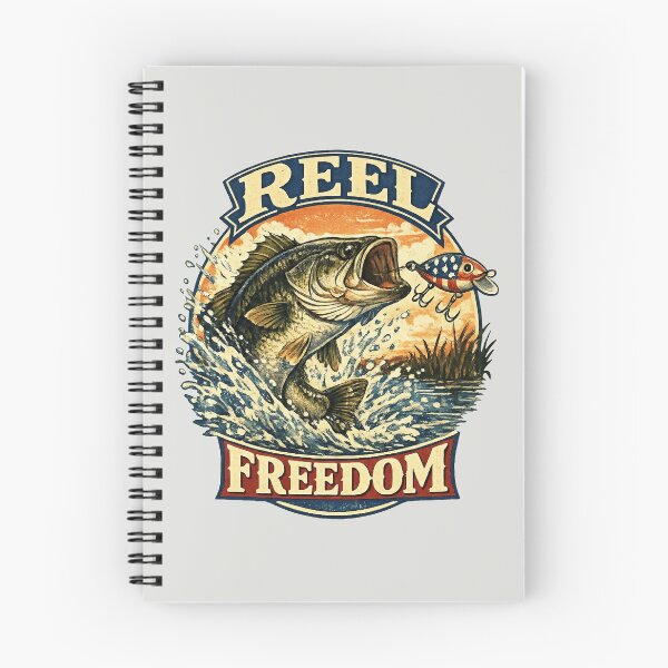 Item preview, Reel Freedom - Pesca patriótica vintage designed and sold by DigitalGlade.