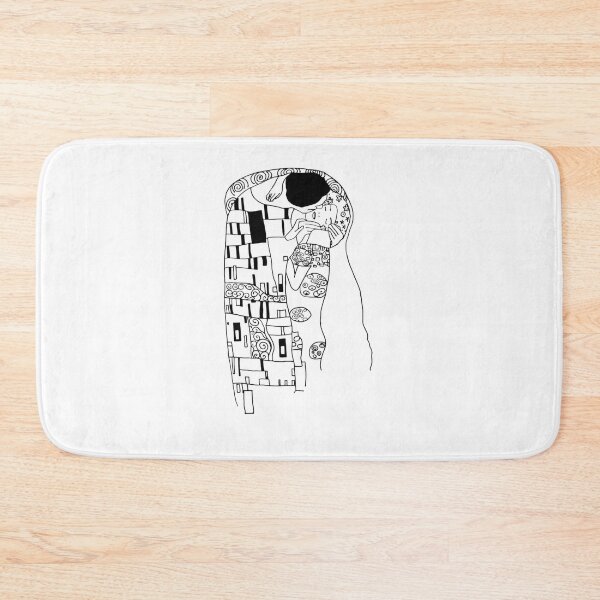 Item preview, The Kiss - Minimalist Line Art Klimt Tribute designed and sold by Ari's Gallery.