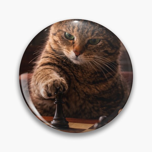 Artikelvorschau, Strategische Schachkatze – Kinoreifer Dark Academia Kunstdruck entworfen und verkauft von LovelyCatGalaxy.