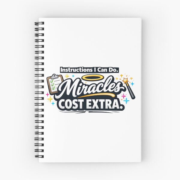 Item preview, Instructions I Can Do Miracles Cost Extra designed and sold by Icyteedesigns.