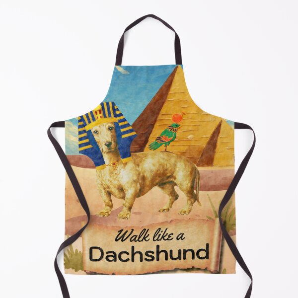 Item preview, Walk Like a Dachshund – Vintage Egyptian 70s National Park Poster Art designed and sold by SunandShade.