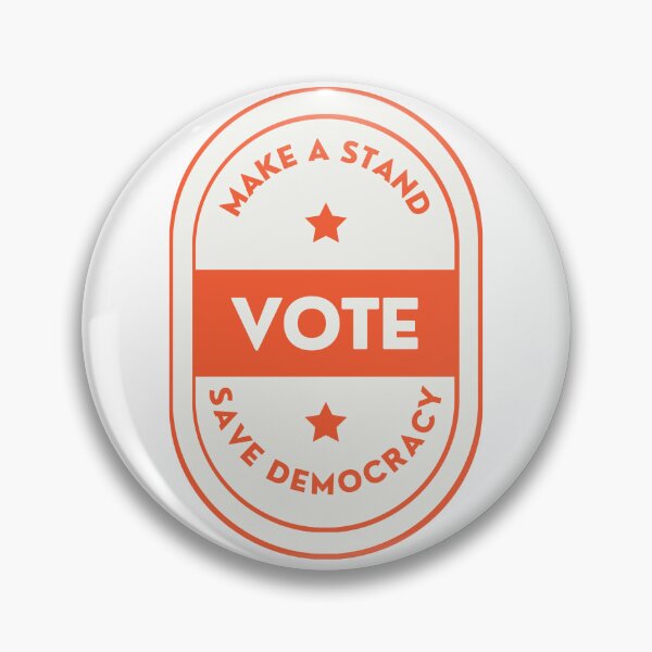 Item preview, Vote and Save Democracy designed and sold by Crafting Crime Shop.
