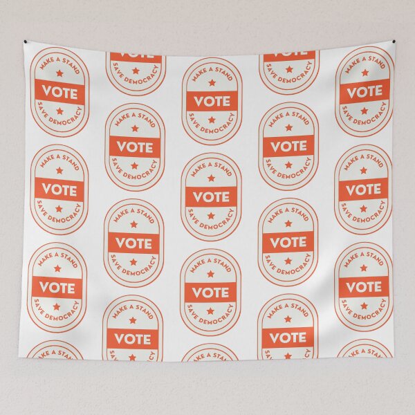 Item preview, Vote and Save Democracy designed and sold by Crafting Crime Shop.