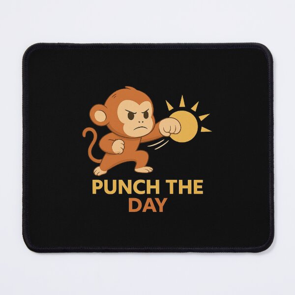 Item preview, Punch The Day Cute Punch Monkey Daily Motivation designed and sold by PunchDrop.