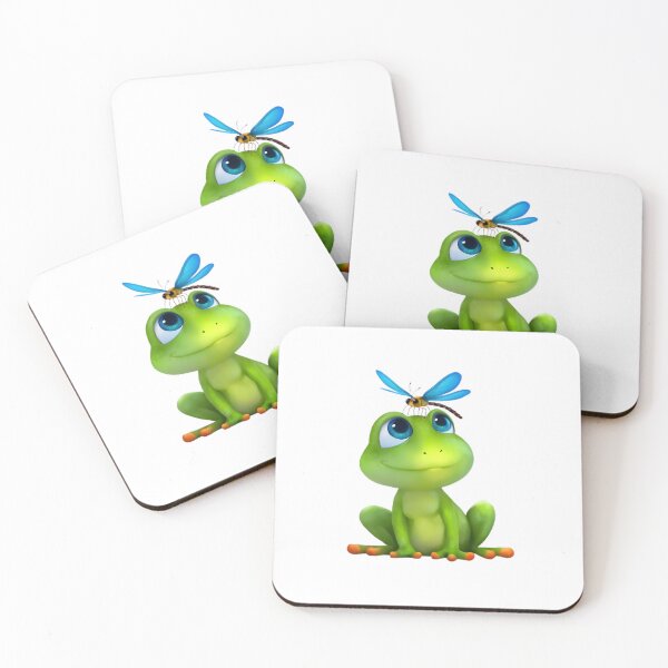 Item preview, Frog & Dragonfly Squad designed and sold by Retro Whimsy.