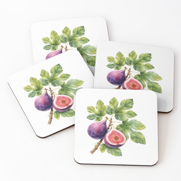 Item preview, fig fruits and leave Watercolor  designed and sold by SOUFIANE1991.