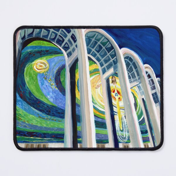 Item preview, Eggbeater Jesus First Baptist Huntsville Alabama | Modern Church Watercolor designed and sold by lexieaustinart.