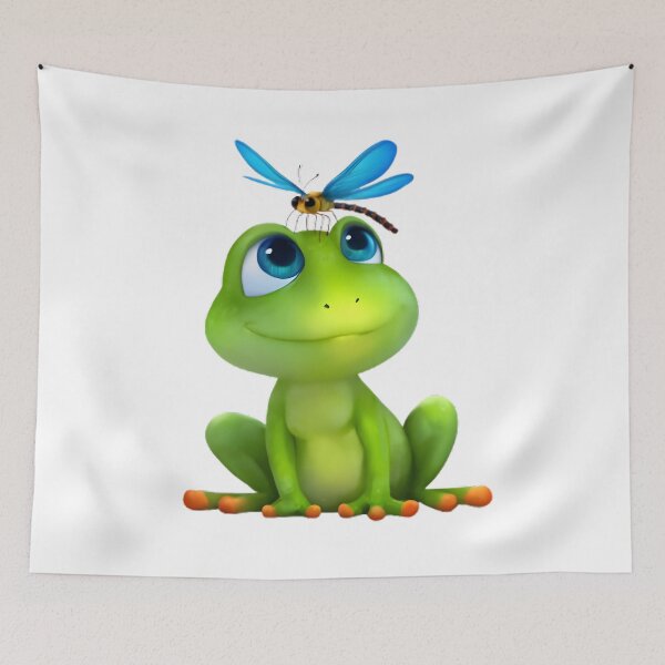 Item preview, Frog & Dragonfly Squad designed and sold by Retro Whimsy.