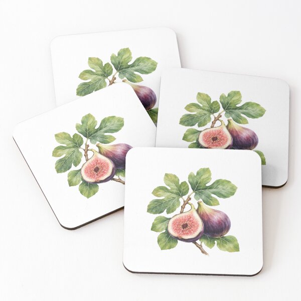 Item preview, fig fruits and leave Watercolor  designed and sold by SOUFIANE1991.