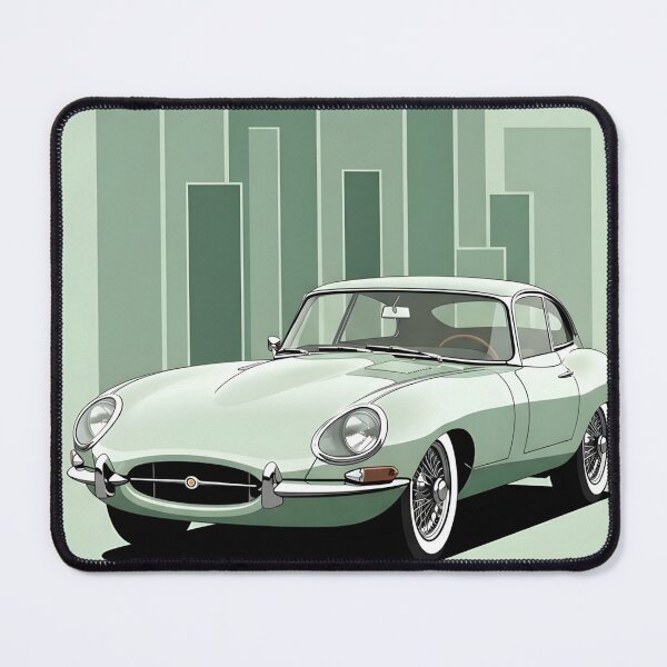 Item preview, Jaguar E-Type Vintage Poster Classic British Sports Car Art designed and sold by Motorline44.