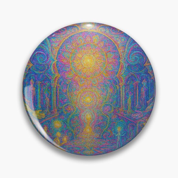 Item preview, Radiant Psychedelic Temple of Duality designed and sold by Naynners Designs.