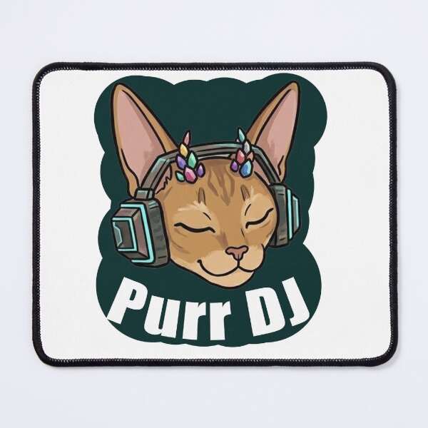 Item preview, Purr DJ - Chill Cat Music Producer designed and sold by Original-Vibes.