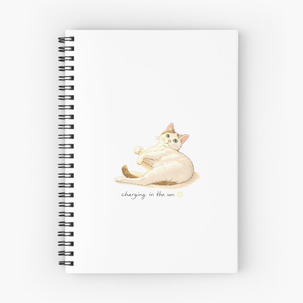 Artikelvorschau, Aufladen in der Sonne ☀️ | Minimalistische Katzenkunst entworfen und verkauft von .onemoredesign..