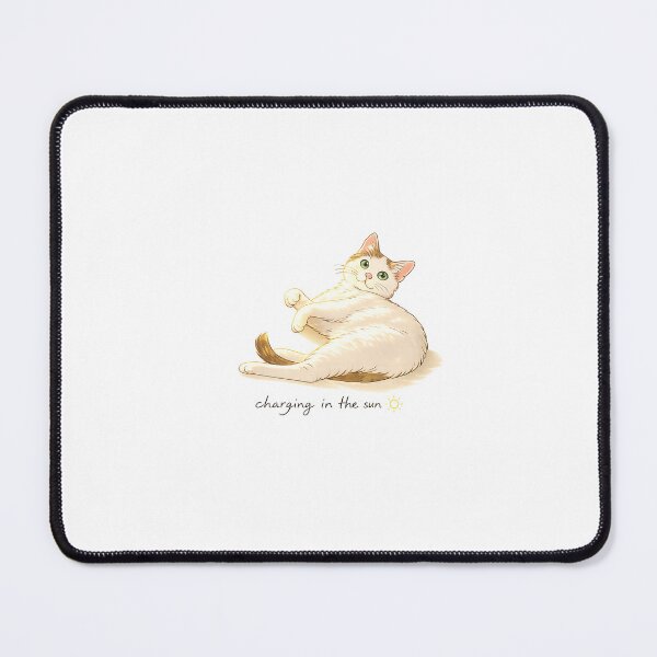 Item preview, Cargando bajo el sol ☀️ | Arte minimalista de gatos designed and sold by .onemoredesign..