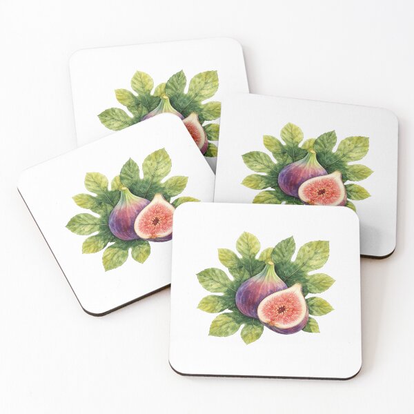 Item preview,  fig fruits and leave Watercolor  designed and sold by SOUFIANE1991.
