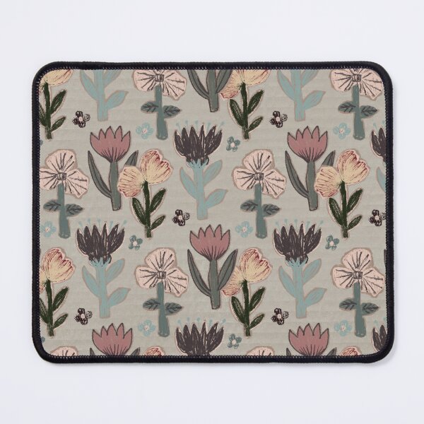 Item preview, Naive Floral Sage Rose Scandinavian Pastel Pattern designed and sold by artievarudzite.