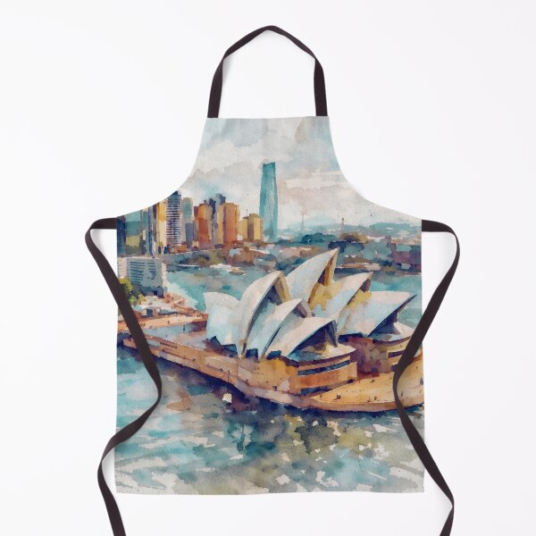 Item preview, Sydney Opera House Watercolor designed and sold by caracatita75.