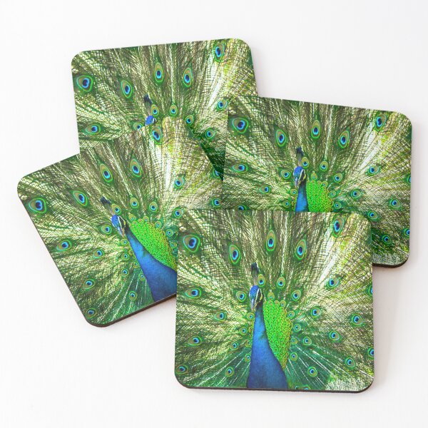 Item preview,  Peacock pattern blue art designed and sold by Natart1004.