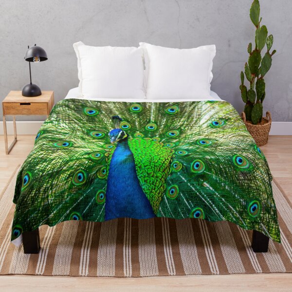 Item preview,  Peacock pattern blue art designed and sold by Natart1004.