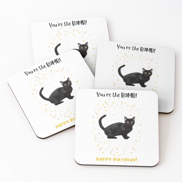 Item preview, Bombay Cat "You're the Bomb! Happy Birthday!" designed and sold by MYCatStuff.