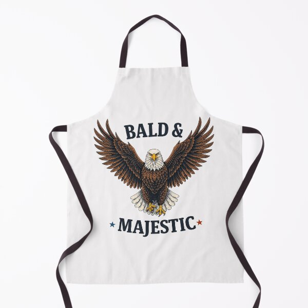Item preview, Bald & Majestic Eagle Shirt – Proud Bald Humor Graphic designed and sold by Wicked.Teez.