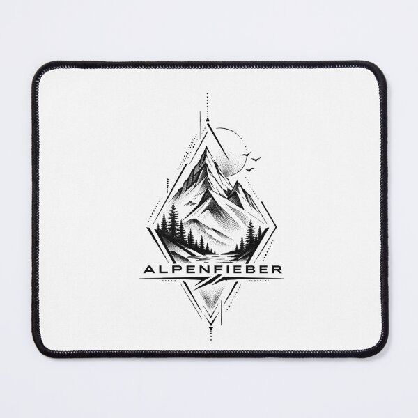 Item preview, Alpine fever mountain panorama geometric designed and sold by Alpenfieber.