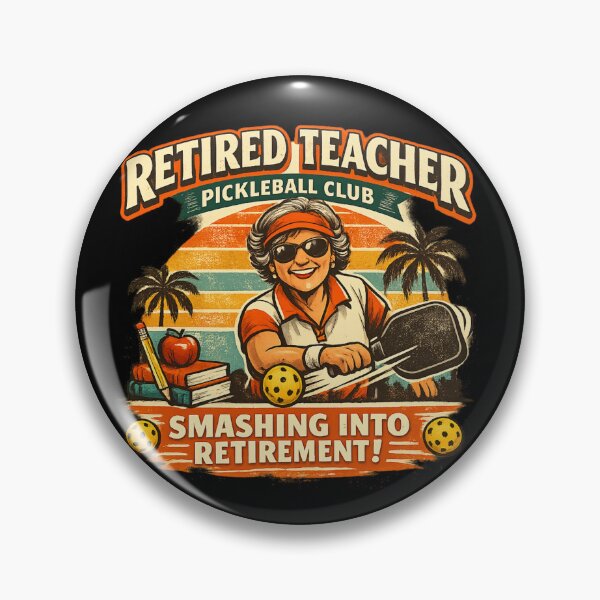 Item preview, Retired Teacher Pickleball Club Funny Retirement Gift for Women Grandma Pickleball Shirt designed and sold by HubCreates.