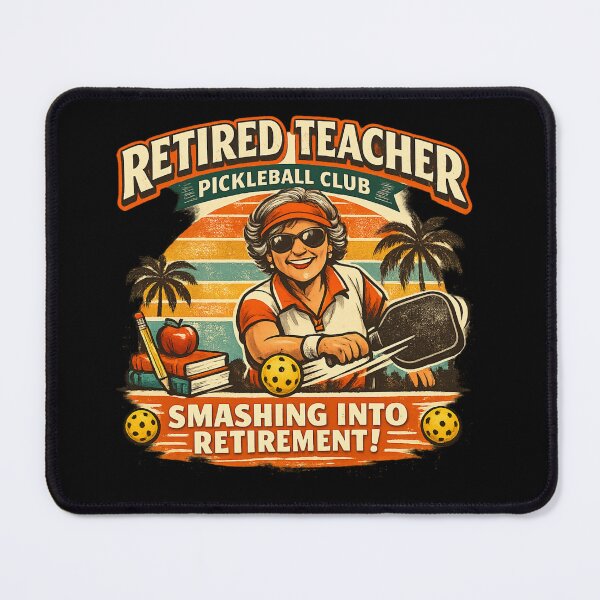 Item preview, Retired Teacher Pickleball Club Funny Retirement Gift for Women Grandma Pickleball Shirt designed and sold by HubCreates.