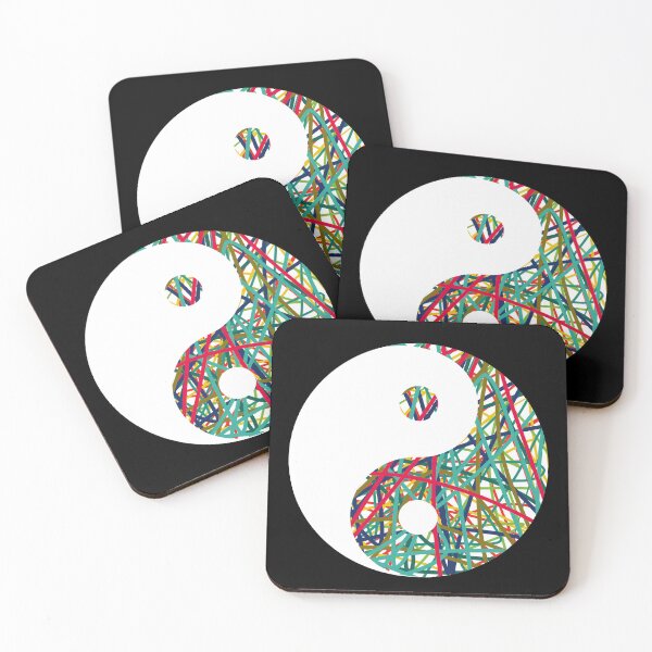 Item preview, Yin yang with scribble design designed and sold by AndysTeeShop.