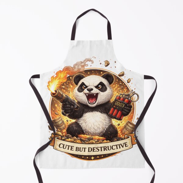 Item preview, Cute But Destructive – Chaotic Panda Meme Animal Humor designed and sold by NAJURE.