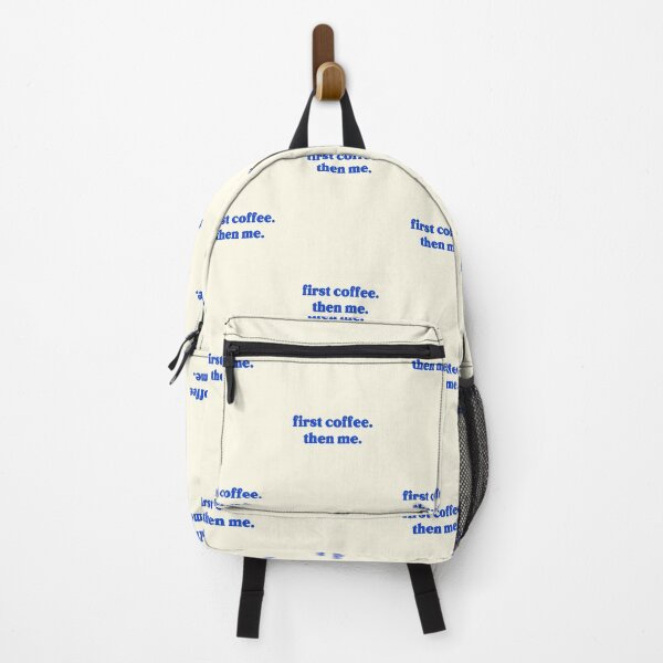 Item preview, First Coffee Then Me Minimalist Coffee Quote designed and sold by Kunst&Kontrast.