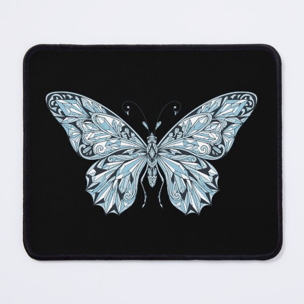Item preview, Icy Blue Glacier Butterfly - Chinoiserie Wilderkind Art designed and sold by Mdozet.