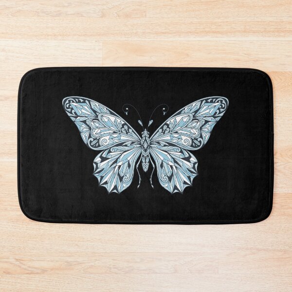 Item preview, Icy Blue Glacier Butterfly - Chinoiserie Wilderkind Art designed and sold by Mdozet.